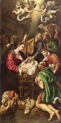 La adoración de los pastores, c.1620